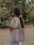 Riviera | Mini Striped Tote Bag