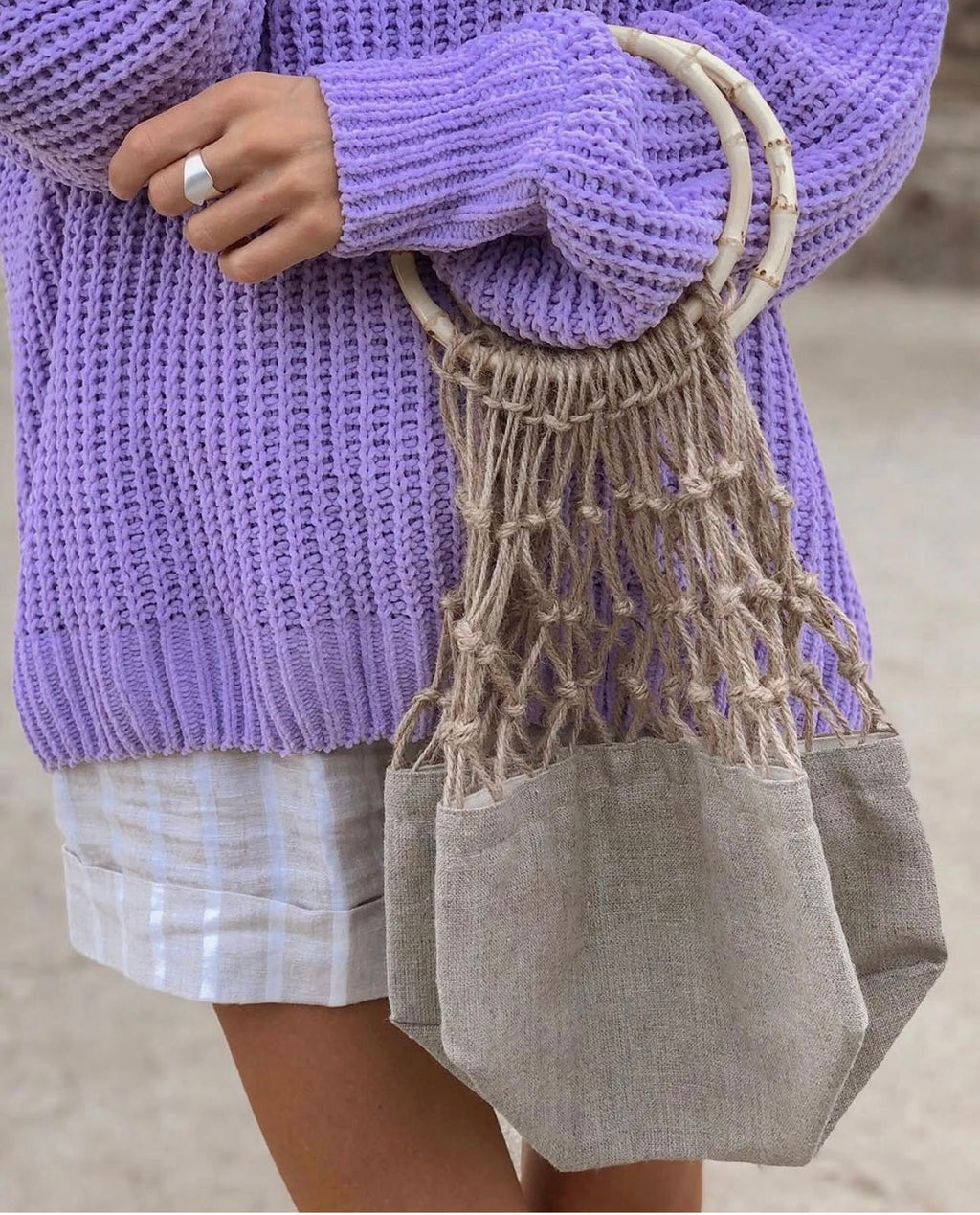 Palma | Linen Hand Bag