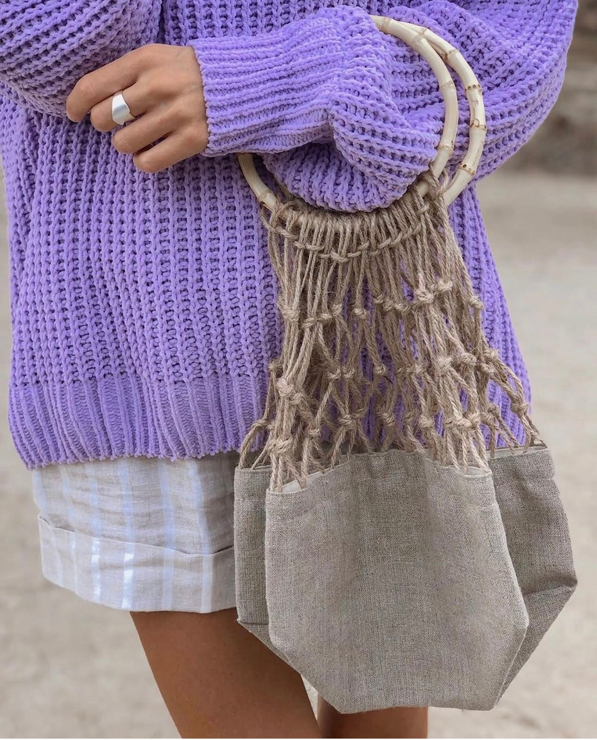 Palma | Linen Hand Bag
