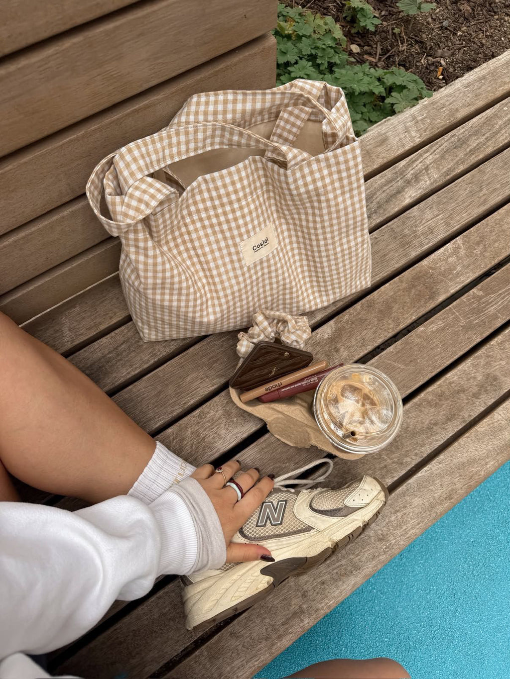Solea | Mini Vichy Tote Bag
