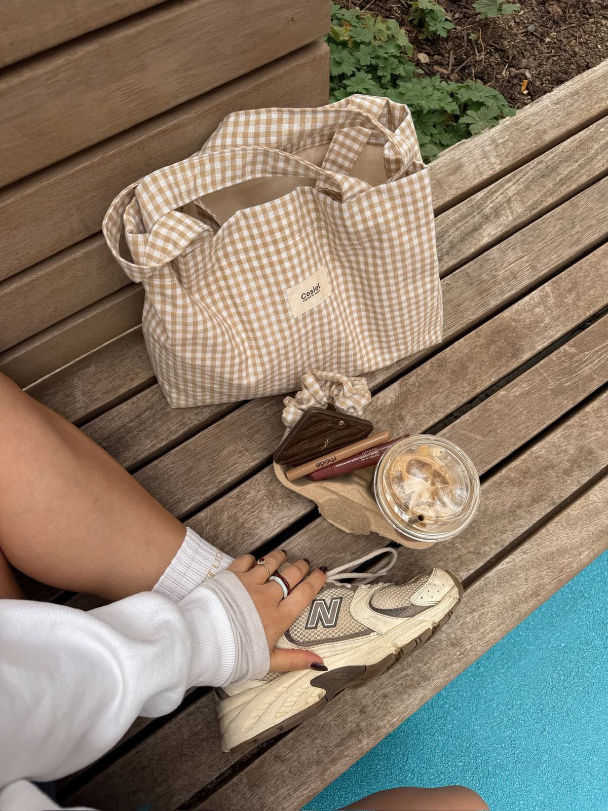 Solea | Mini Vichy Tote Bag