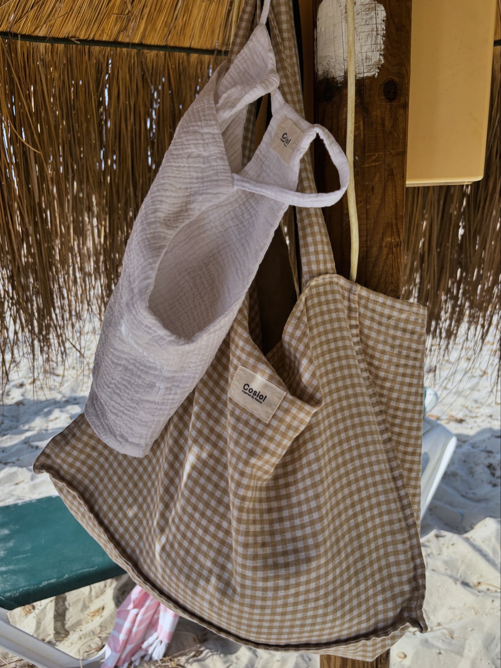 Costa | Vichy Beach Tote Bag