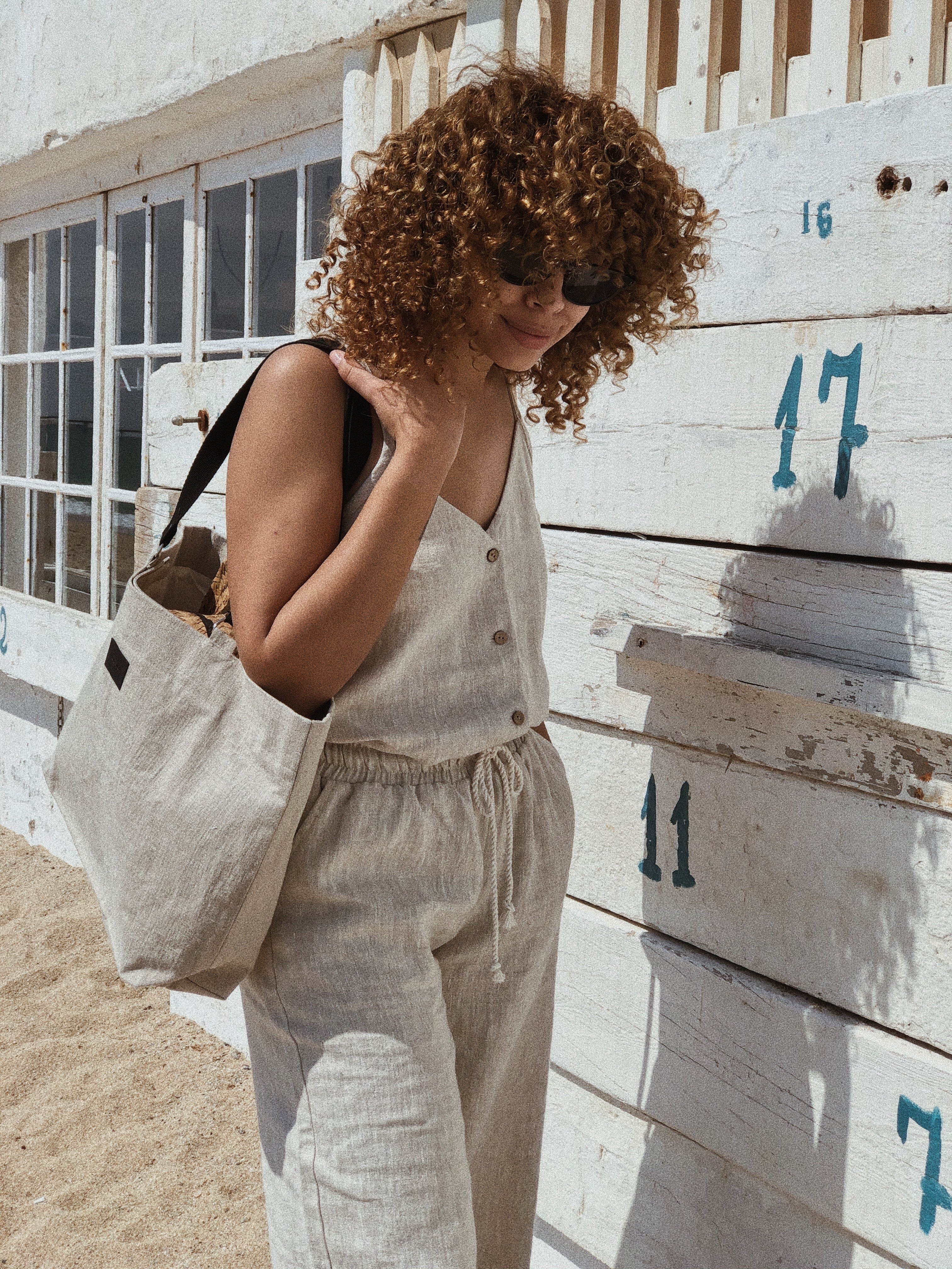 Lara | Linen Tote Bag