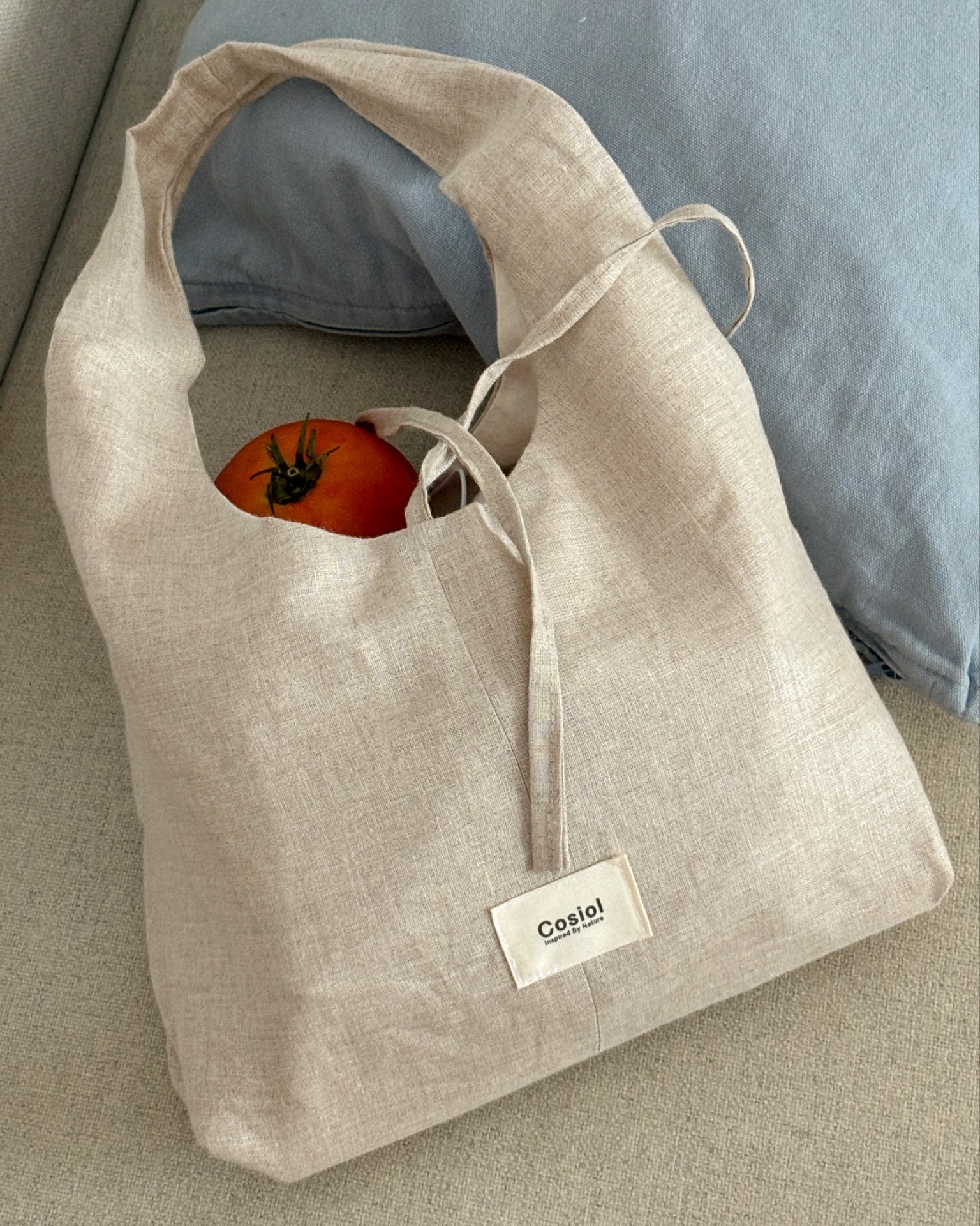 Avena | Linen Hobo Bag
