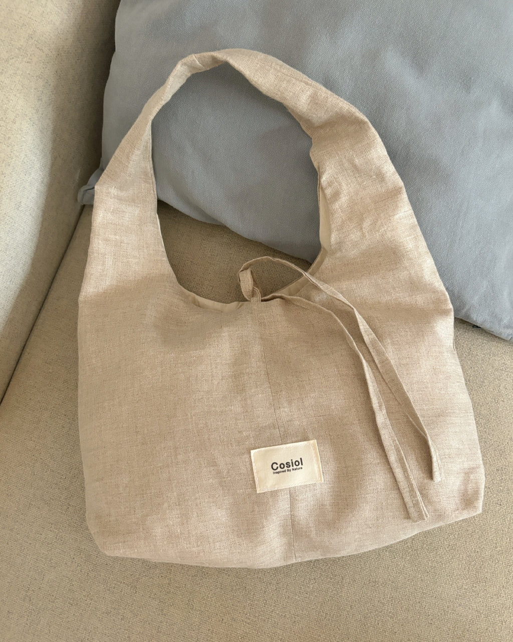 Avena | Linen Hobo Bag