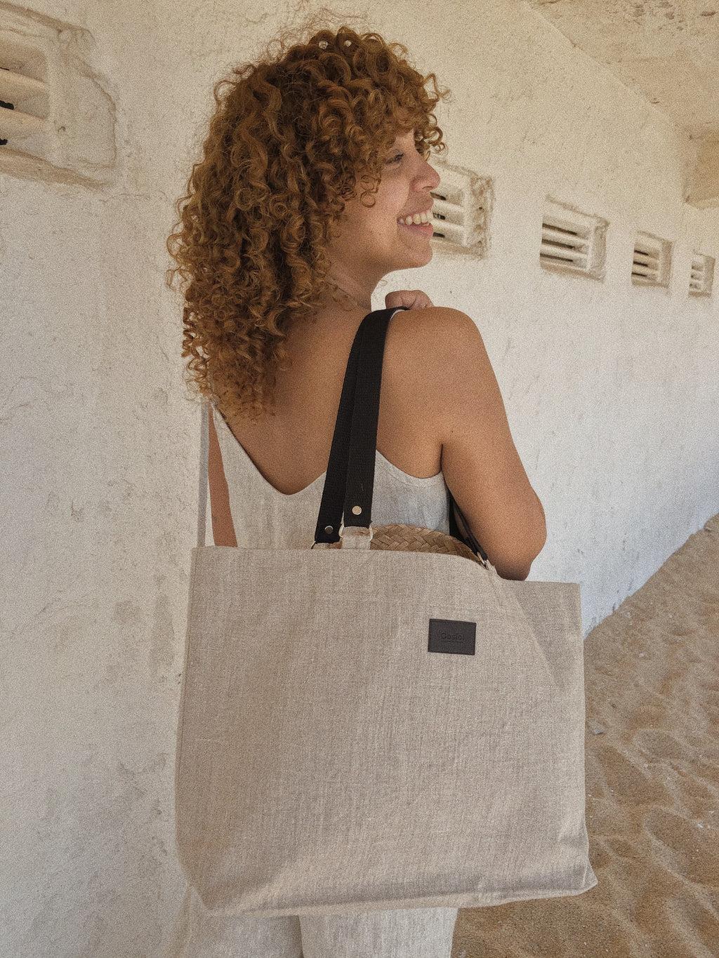 Lara | Linen Tote Bag