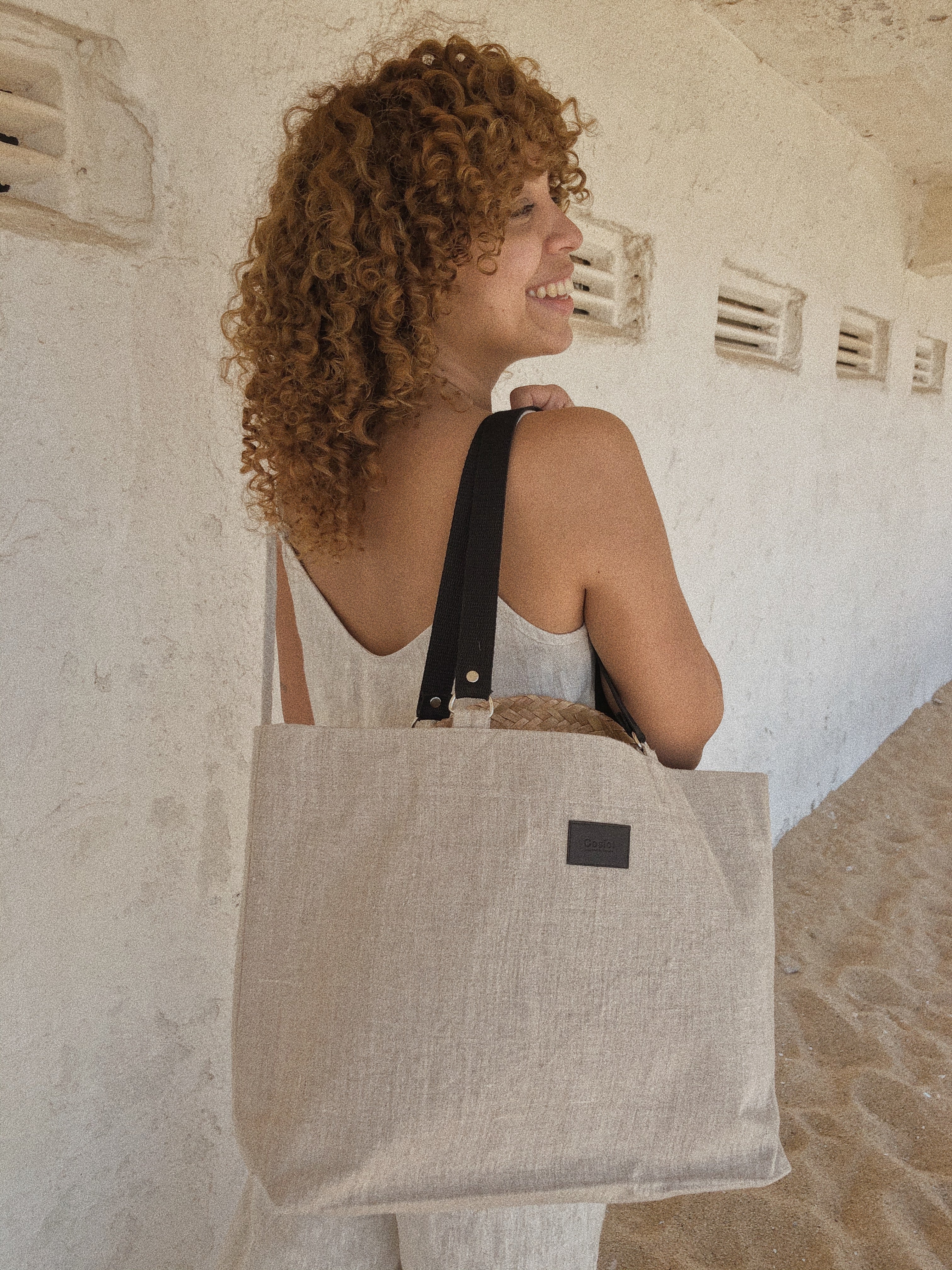 Lara | Linen Tote Bag