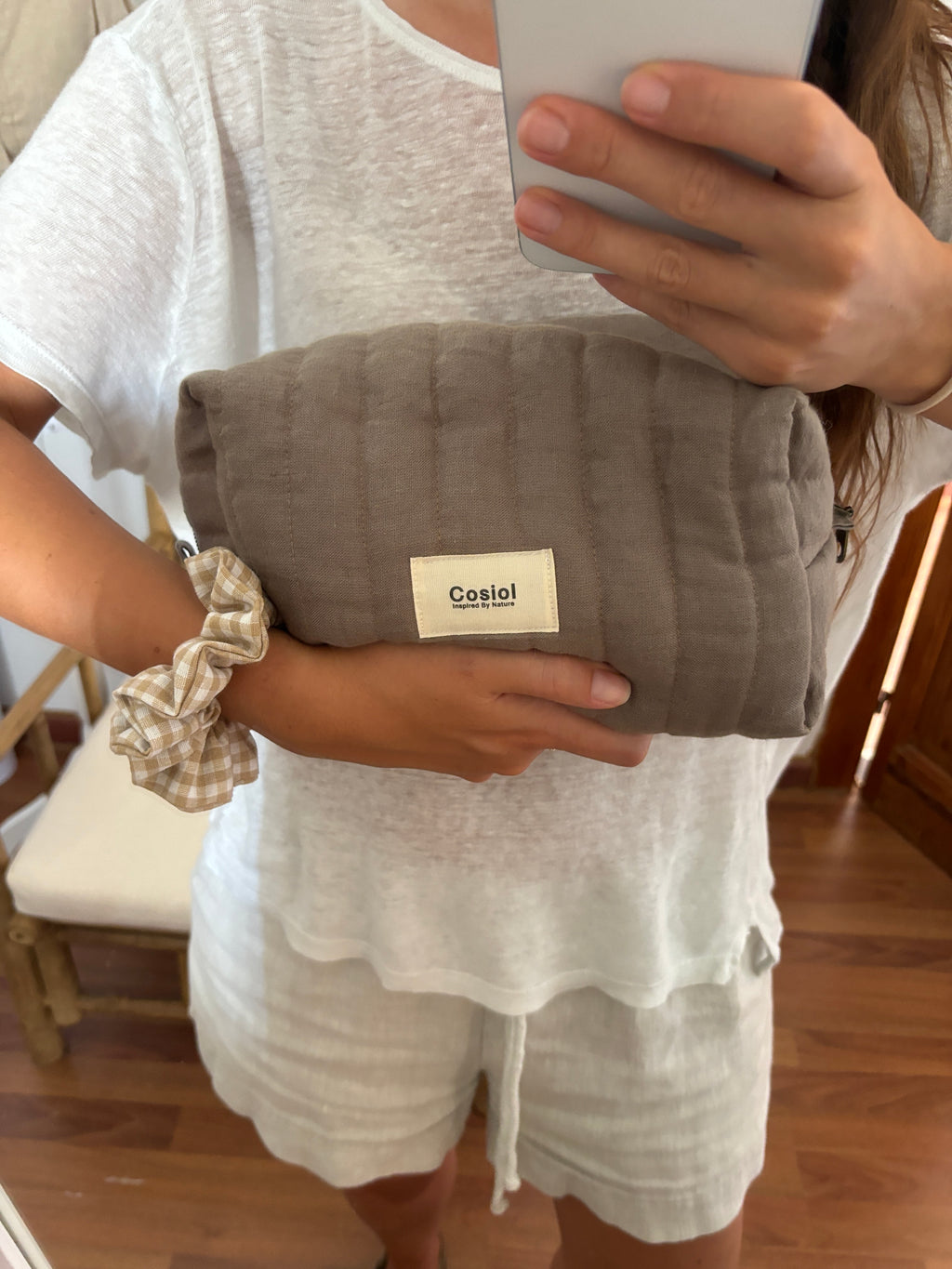 More Amor | Linen Cosmetic Bag