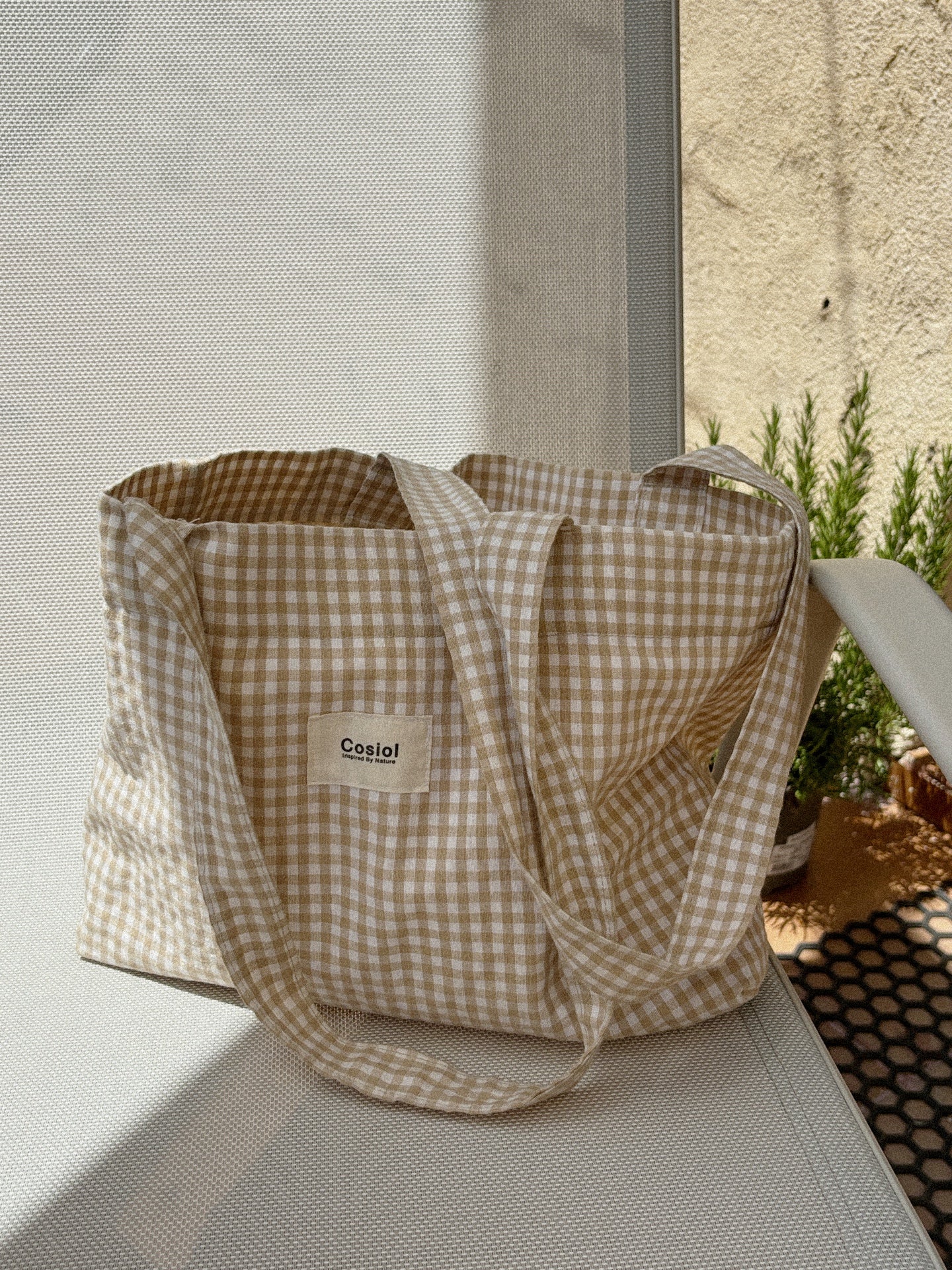 Solea | Mini Vichy Tote Bag