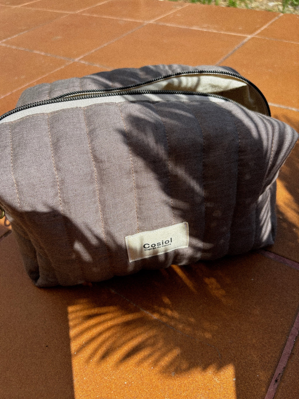 More Amor | Linen Cosmetic Bag
