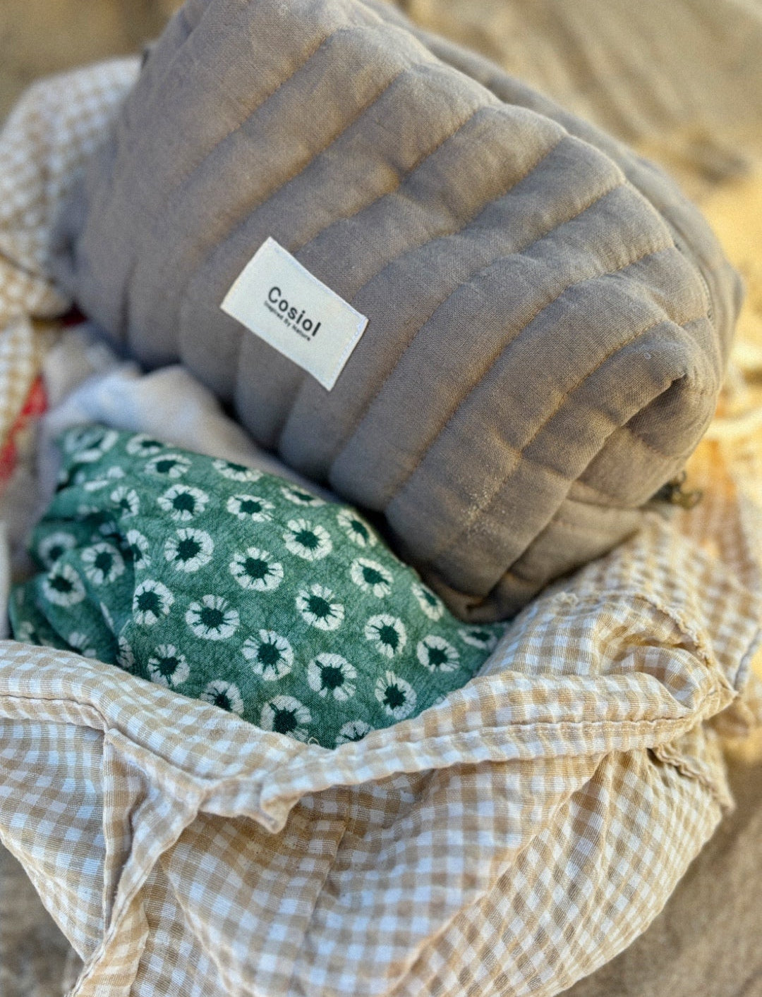 More Amor | Linen Cosmetic Bag