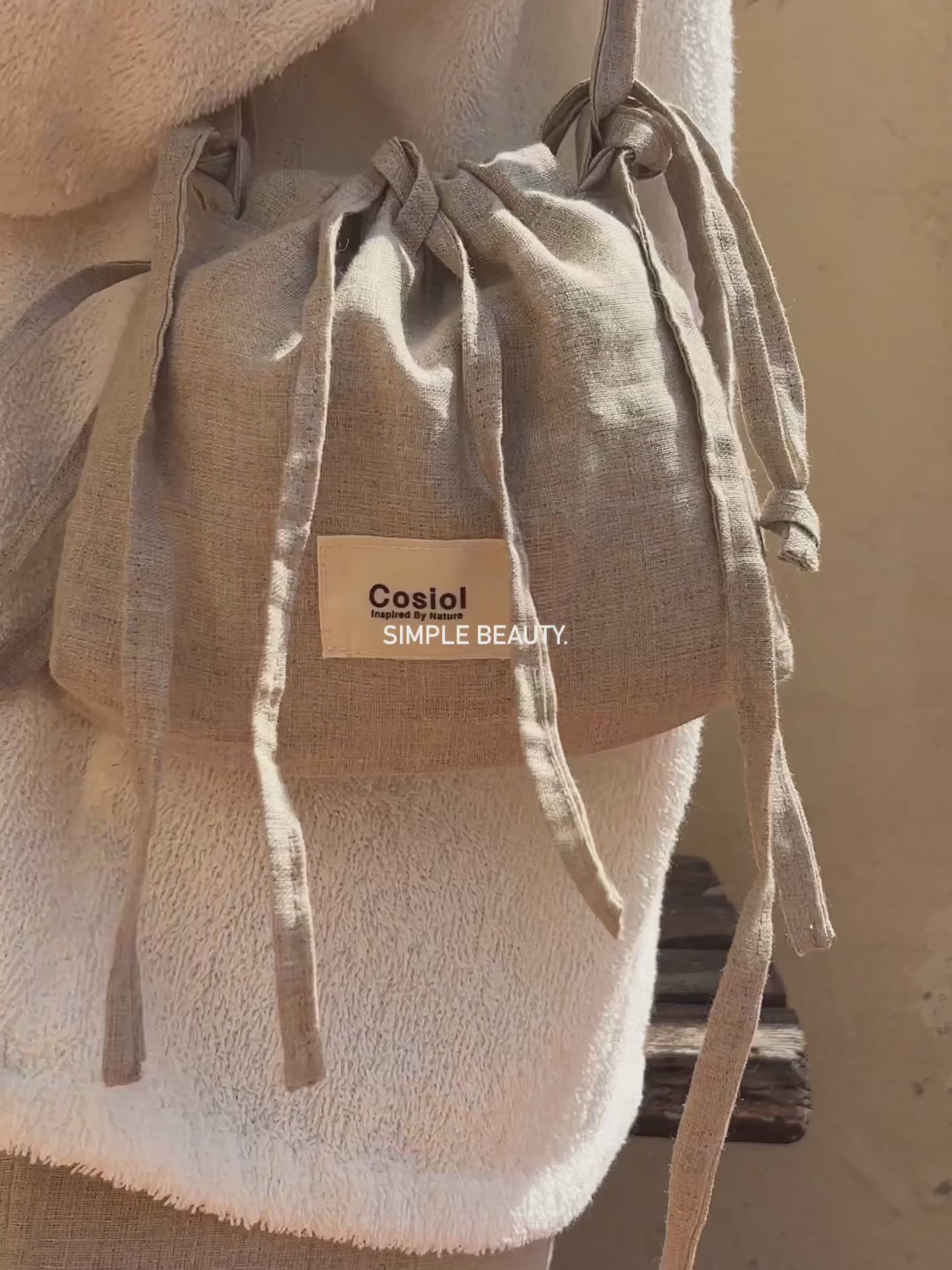 Noma | Mini Linen Bucket Bag