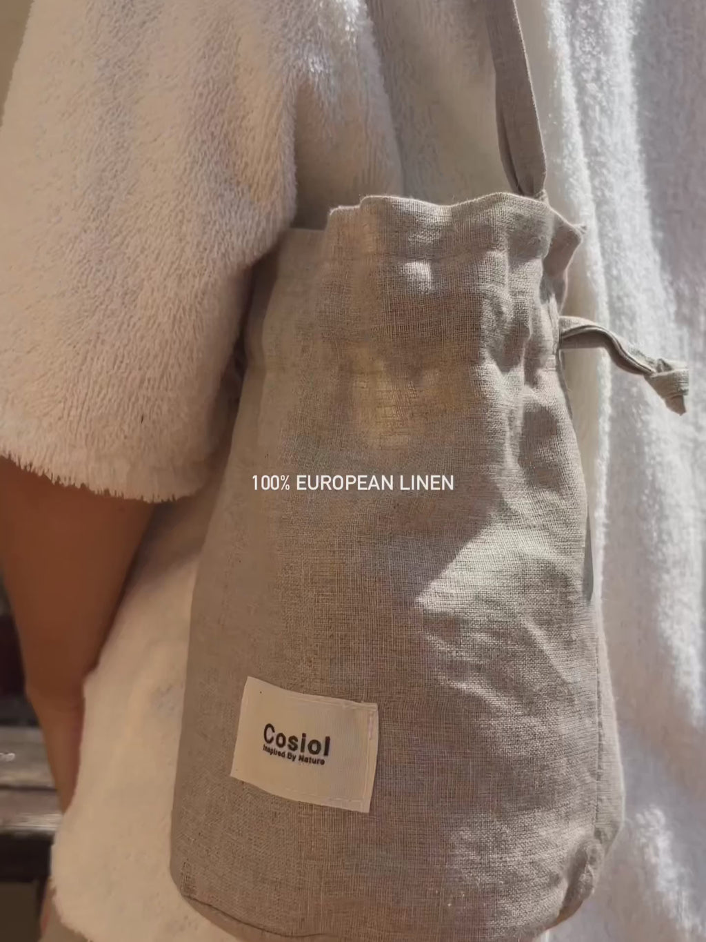 Cala | Linen Bucket Bag