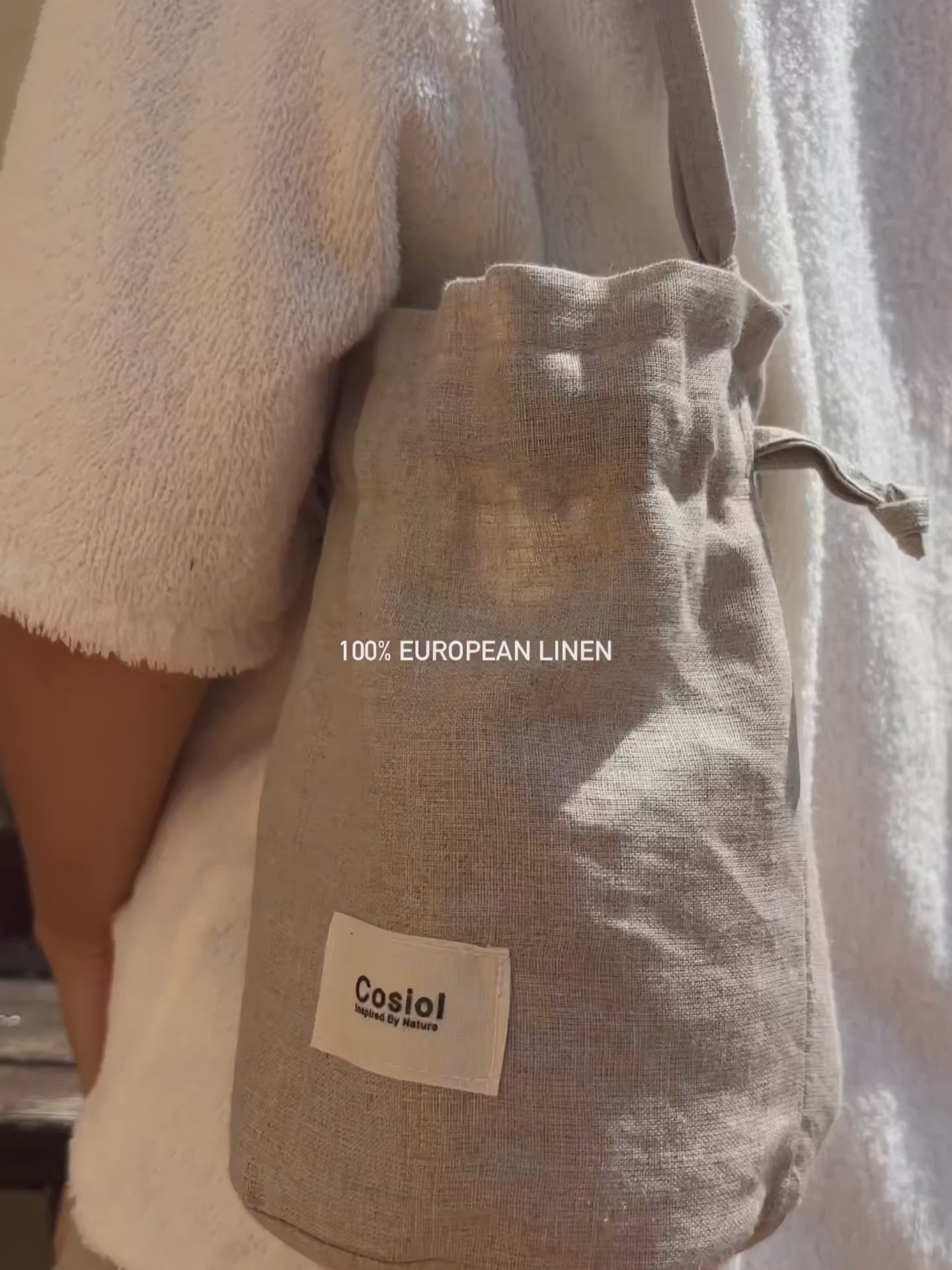 Cala | Linen Bucket Bag