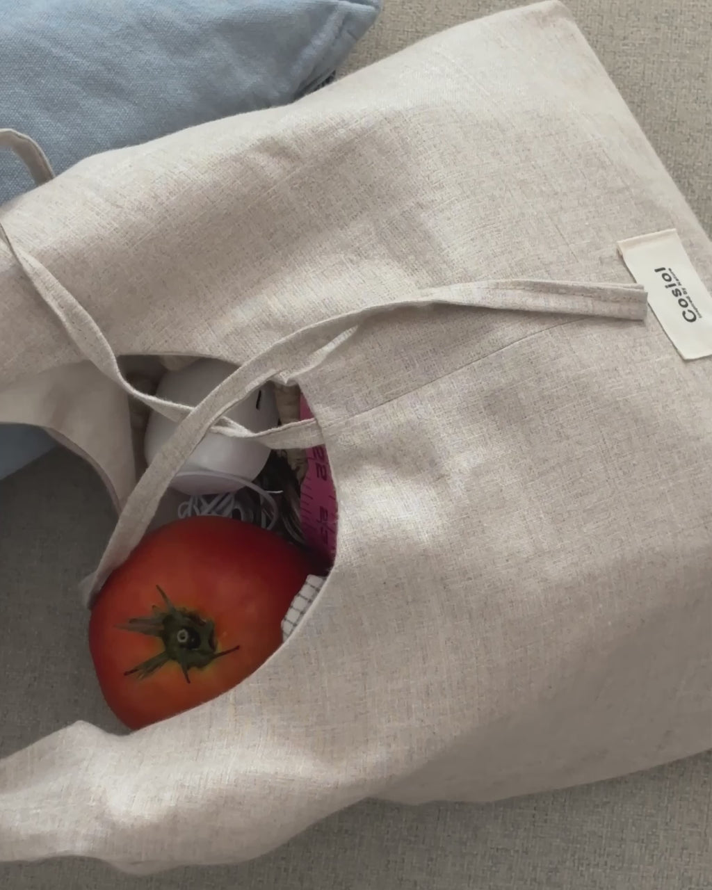 Avena | Linen Hobo Bag